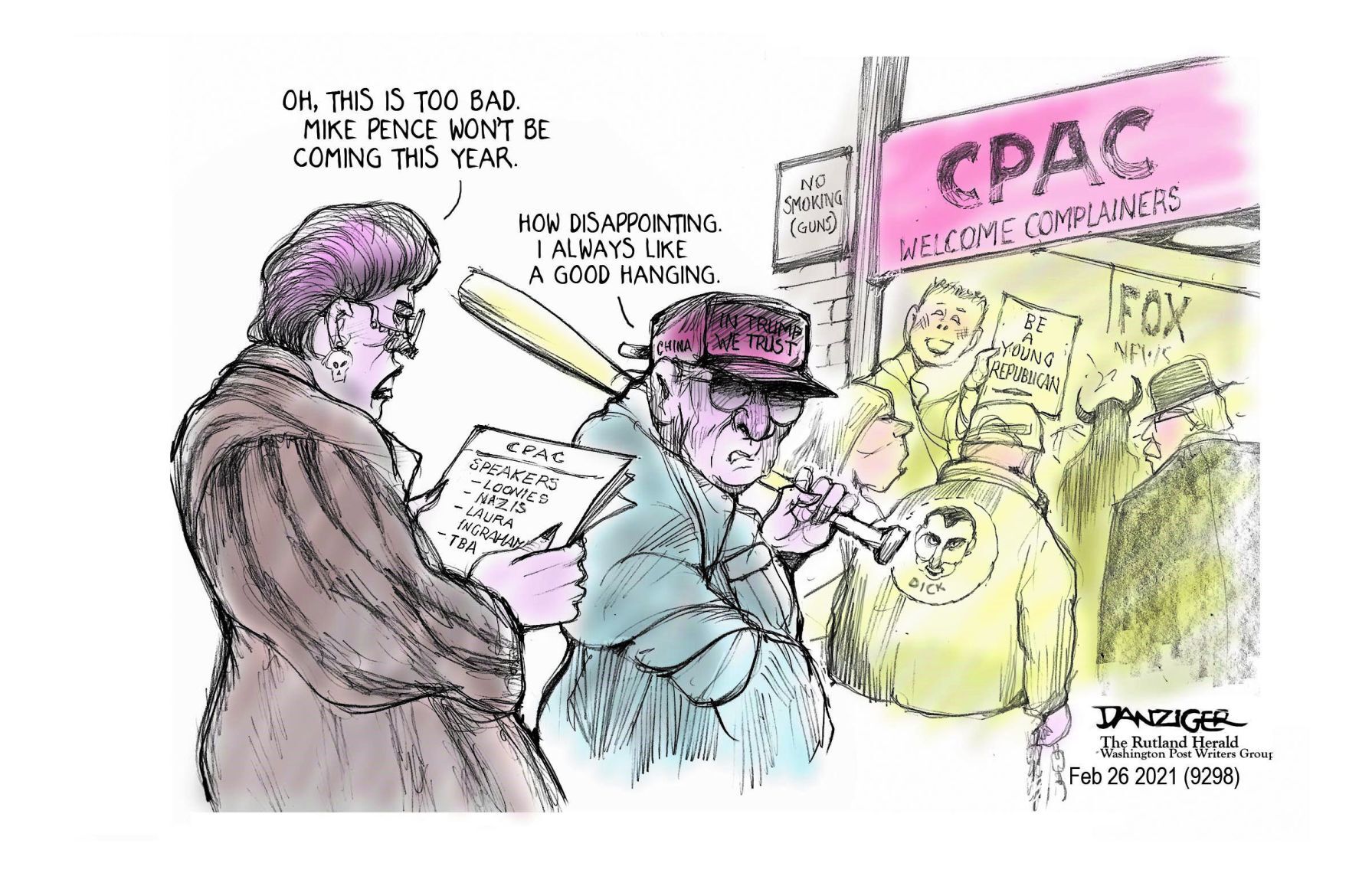 Jeff Danziger cartoon